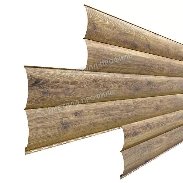 Сайдинг МЕТАЛЛ ПРОФИЛЬ Woodstock-Т-28х330 (ECOSTEEL_T-12-Дуб-0.45) купить в екатеринбурге