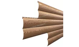 Сайдинг МЕТАЛЛ ПРОФИЛЬ Woodstock-Т-28х330 (ECOSTEEL_T-01-Кедр-0.5). Цена: 1279 руб. Артикул: 41704