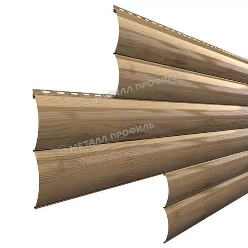 Сайдинг МЕТАЛЛ ПРОФИЛЬ Woodstock-Н-28х330 (ECOSTEEL-01-Сосна-0.5) купить в екатеринбурге