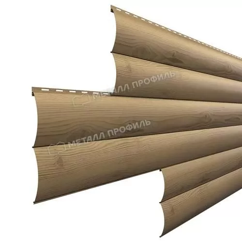 Сайдинг МЕТАЛЛ ПРОФИЛЬ Woodstock-Т-28х330 (ECOSTEEL_MA-01-Сосна-0.5) купить в екатеринбурге
