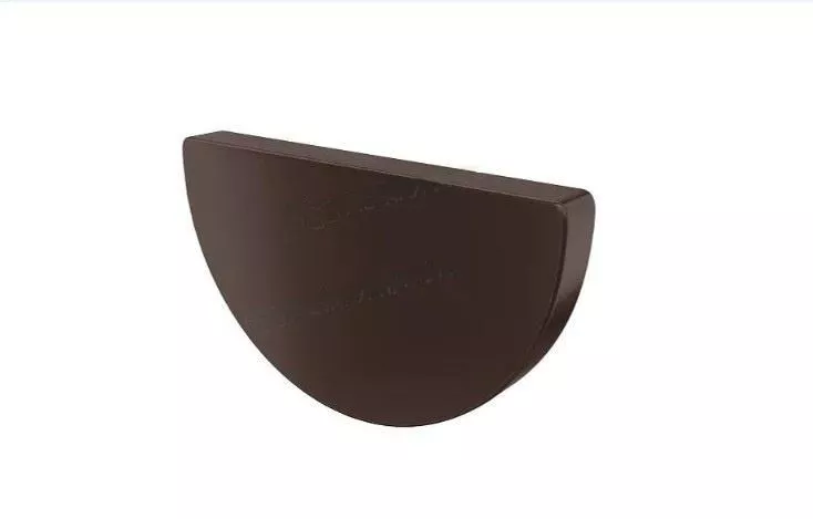 Заглушка желоба Металл Профиль Проект D185 RAL 8017 Коричневый купить в екатеринбурге