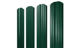 Штакетник Grand Line Twin фигурный 0,5 Satin RAL 6005 Зеленый мох. Цена: 104 руб. Артикул: Twin_315