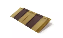 Композитная черепица Metrotile IPanel Цедар-браун. Цена: 1692 руб. Артикул: MetrotilePanel-zb