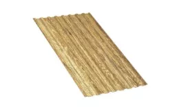 Профнастил МП20 A ECOSTEEL текстурированный двусторонний 0,5 мм Золотой дуб. Цена: 1270 руб. Артикул: MP20AESt-db