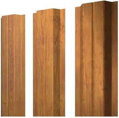 Штакетник Grand Line П -образный А 0,45 Print Elite Golden Wood Золотой Дуб купить в екатеринбурге