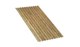 Профнастил С21 A ECOSTEEL текстурированный двусторонний 0,5 мм Golden Wood Золотой Дуб. Цена: 1394 руб. Артикул: C21ESt-db