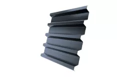 Профнастил Grand Line Н60 R GreenCoat Pural Matt 0,5 мм RAL 7024 Мокрый асфальт купить в екатеринбурге