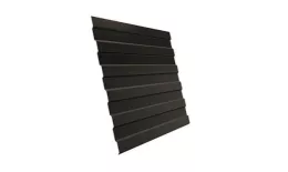 Профнастил Grand Line С8 A GreenCoat Pural 0,5 мм RAL 8019 Темно-коричневый купить в екатеринбурге