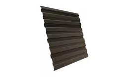 Профнастил Grand Line С10 A Rooftop Matte(Стальной бархат) 0,5 мм RAL 8019 Темно-коричневый купить в екатеринбурге