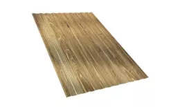 Профнастил С8 B ECOSTEEL текстурированный 0,5 мм Golden Wood Золотой Дуб купить в екатеринбурге