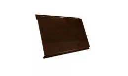 Металлический сайдинг Grand Line Вертикаль classic Print Premium РФ 0,45 мм Античный дуб купить в екатеринбурге
