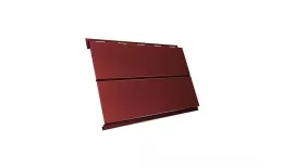 Металлический сайдинг Grand Line Вертикаль Line GreenCoat Pural Matt RAL 3009 Оксидно-красный купить в екатеринбурге
