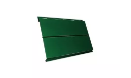 Металлический сайдинг Grand Line Вертикаль Line Satin 0,5 мм RAL 6005 Зеленый мох купить в екатеринбурге