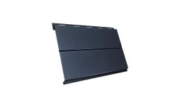 Металлический сайдинг Grand Line Вертикаль Line Rooftop Matte Стальной бархат 0,5 мм RAL 7024 Мокрый асфальт купить в екатеринбурге