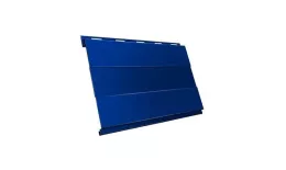 Металлический сайдинг Grand Line Вертикаль Prof Satin 0,5 мм RAL 5005 Сигнальный синий купить в екатеринбурге