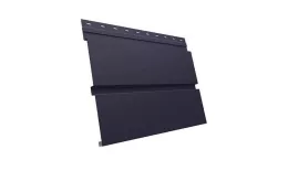 Металлический сайдинг Grand Line Квадро Брус Satin Matt 0,5 мм RAL 7024 Мокрый асфальт купить в екатеринбурге