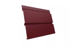 Металлический сайдинг Grand Line Квадро Брус Drap 0,45 мм RAL 3005 Красное вино купить в екатеринбурге
