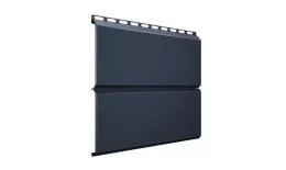 Металлический сайдинг Grand Line ЭкоБрус GreenCoat Pural Matt RAL 7024 Мокрый асфальт купить в екатеринбурге