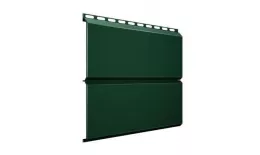 Металлический сайдинг Grand Line ЭкоБрус GreenCoat Pural Matt RR 11 Хромовая зеленьAL 6020 купить в екатеринбурге