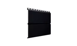 Металлический сайдинг Grand Line ЭкоБрус PurLite Matt 0,5 мм RAL 9005 Черный купить в екатеринбурге