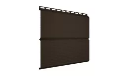 Металлический сайдинг Grand Line ЭкоБрус Gofr GreenCoat Pural RAL 8019 купить в екатеринбурге
