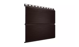 Металлический сайдинг Grand Line ЭкоБрус Gofr Satin Matt 0,5 мм RAL 8017 Шоколад купить в екатеринбурге