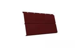 Металлический сайдинг Grand Line ЭкоБрус 3D Satin 0,5 мм RAL 3011 Коричнево-красный купить в екатеринбурге