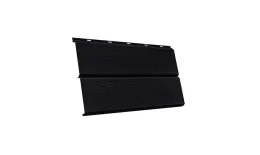 Металлический сайдинг Grand Line ЭкоБрус 3D Satin Matt 0,5 мм RAL 9005 Черный купить в екатеринбурге