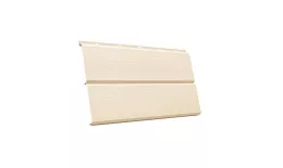 Металлический сайдинг Grand Line ЭкоБрус 3D PE 0,45 мм RAL 1014 Слоновая кость купить в екатеринбурге