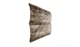 Металлический сайдинг Металл Профиль Woodstock-В ECOSTEEL 0,5 мм Песчаник купить в екатеринбурге