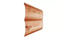 Металлический сайдинг Металл Профиль Woodstock-В ECOSTEEL текстурированный 0,5 мм Кедр купить в екатеринбурге