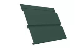 Софит металл с перфорацией GL Квадро брус PE 0,45 мм RAL 6005 зеленый мох купить в екатеринбурге