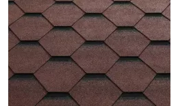 Гибкая черепица Katepal Katrilli осенний красный купить в екатеринбурге