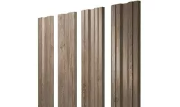 Штакетник Grand Line Twin 0,45 Print Elite White Wood Беленый дуб купить в екатеринбурге