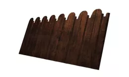 Профнастил C10 A для забора фигурный Grand Line Print Elite 0,45 мм Cherry Wood Бразильская вишня купить в екатеринбурге