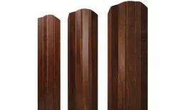 Штакетник Grand Line М-образный А фигурный 0,45 Print Elite Cherry Wood Бразильская вишня купить в екатеринбурге