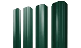 Штакетник Grand Line М-образный А фигурный 0,45 PE Double RAL 6005 Зеленый мох купить в екатеринбурге