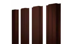 Штакетник Grand Line П -образный А 0,5 Satin Мatt RR 32 Темно-коричневый купить в екатеринбурге