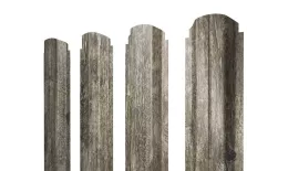 Штакетник Grand Line П-образный А фигурный 0,45 Print Elite Nordic Wood Северное дерево купить в екатеринбурге