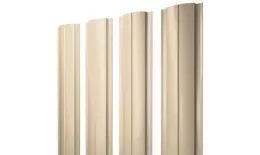Штакетник Grand Line Slim Полукруглый 0,45 PE RAL 1015 Светлая слоновая кость купить в екатеринбурге