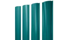 Штакетник Grand Line Slim Полукруглый 0,45 PE RAL 5021 Водная синь купить в екатеринбурге