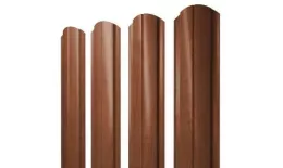 Штакетник Grand Line Slim Полукруглый фигурный 0,45 Print Elite Rowan Рябина купить в екатеринбурге
