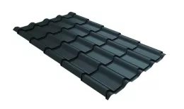 Металлочерепица GL Kamea 0,5 GreenCoat Pural Matt RR 23 темно-серый купить в екатеринбурге