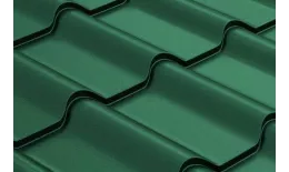 Металлочерепица GL Kamea 0,5 GreenCoat Pural Matt RR 11 темно-зеленый купить в екатеринбурге