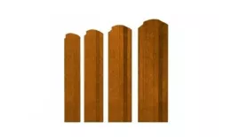 Штакетник Grand Line Прямоугольный фигурный 0,45 Print Elite Golden Wood Золотой Дуб купить в екатеринбурге
