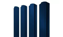 Штакетник Grand Line Прямоугольный фигурный 0,45 PE RAL 5005 Сигнальный синий купить в екатеринбурге