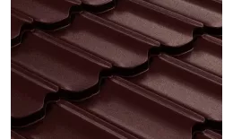 Металлочерепица GL Kvinta Plus 0,5 GreenCoat Pural RAL 8017 шоколад купить в екатеринбурге