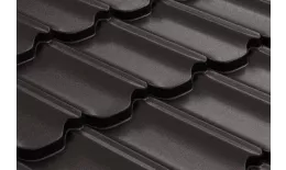Металлочерепица GL Kvinta Plus 0,5 GreenCoat Pural RAL 8019 Темно-коричневый купить в екатеринбурге