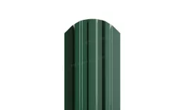 Штакетник Металл Профиль LANE-O (полукруглый верх) VikingMP Е 0,5 мм RAL 6005 зеленый мох купить в екатеринбурге