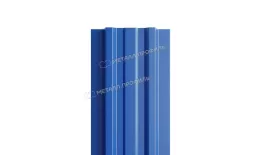 Штакетник Металл Профиль LANE-Т (прямой) РЕ 0,4 мм RAL 5005 сигнальный синий купить в екатеринбурге